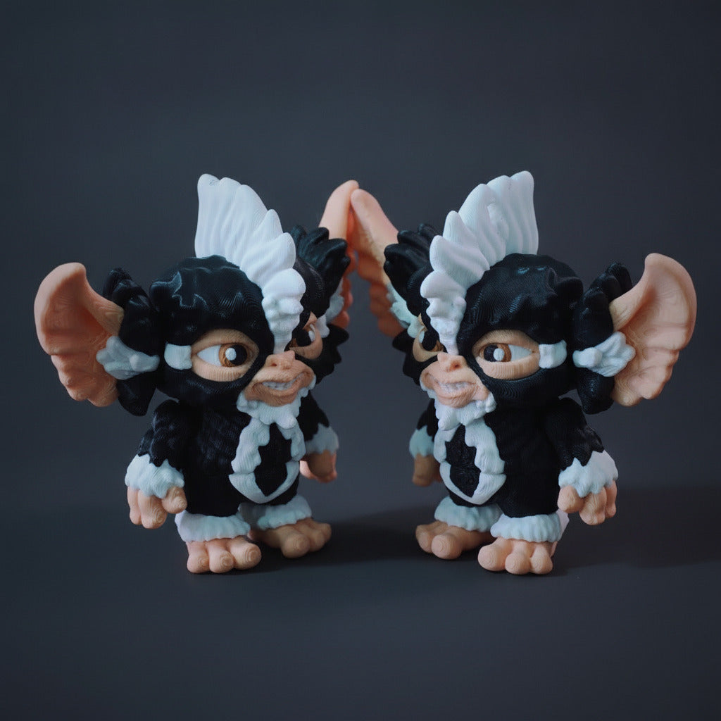 Mohawk Mogwai Inspired Keychain, Cute Monster Bag Charm, Collectible Gift