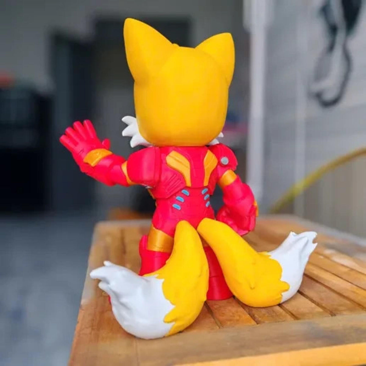 IRON TAILS – Tails × Iron Man Fan Art 3D Printed Collectible