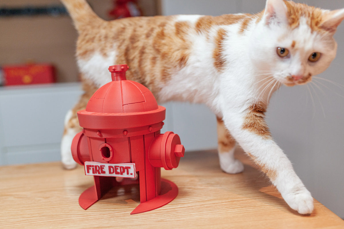 3D Printed SpongeBob Fire House – Aquarium Decor / Desktop Storage Ornament