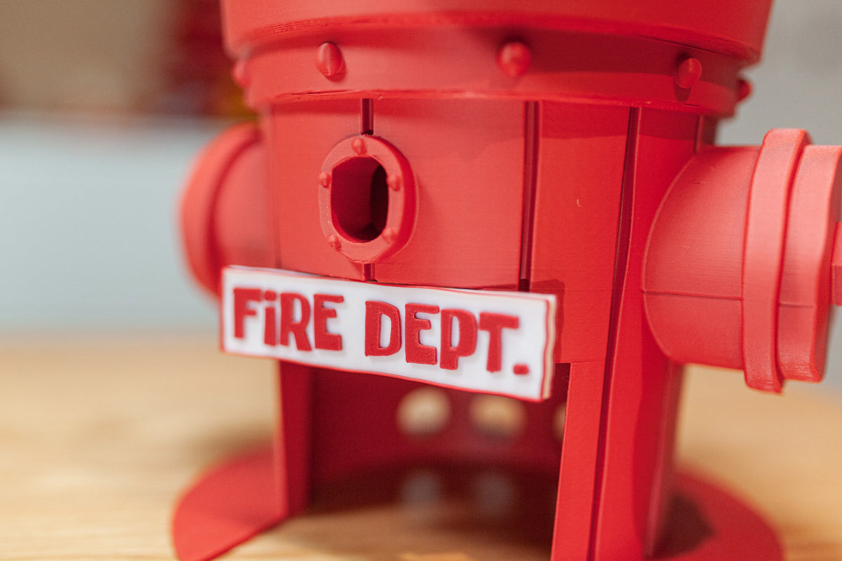 3D Printed SpongeBob Fire House – Aquarium Decor / Desktop Storage Ornament