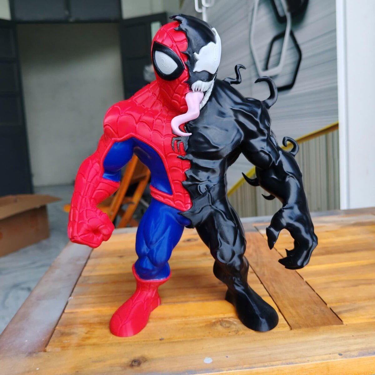 Venomized Spider-Man – Fan Art 3D Printed Collectible