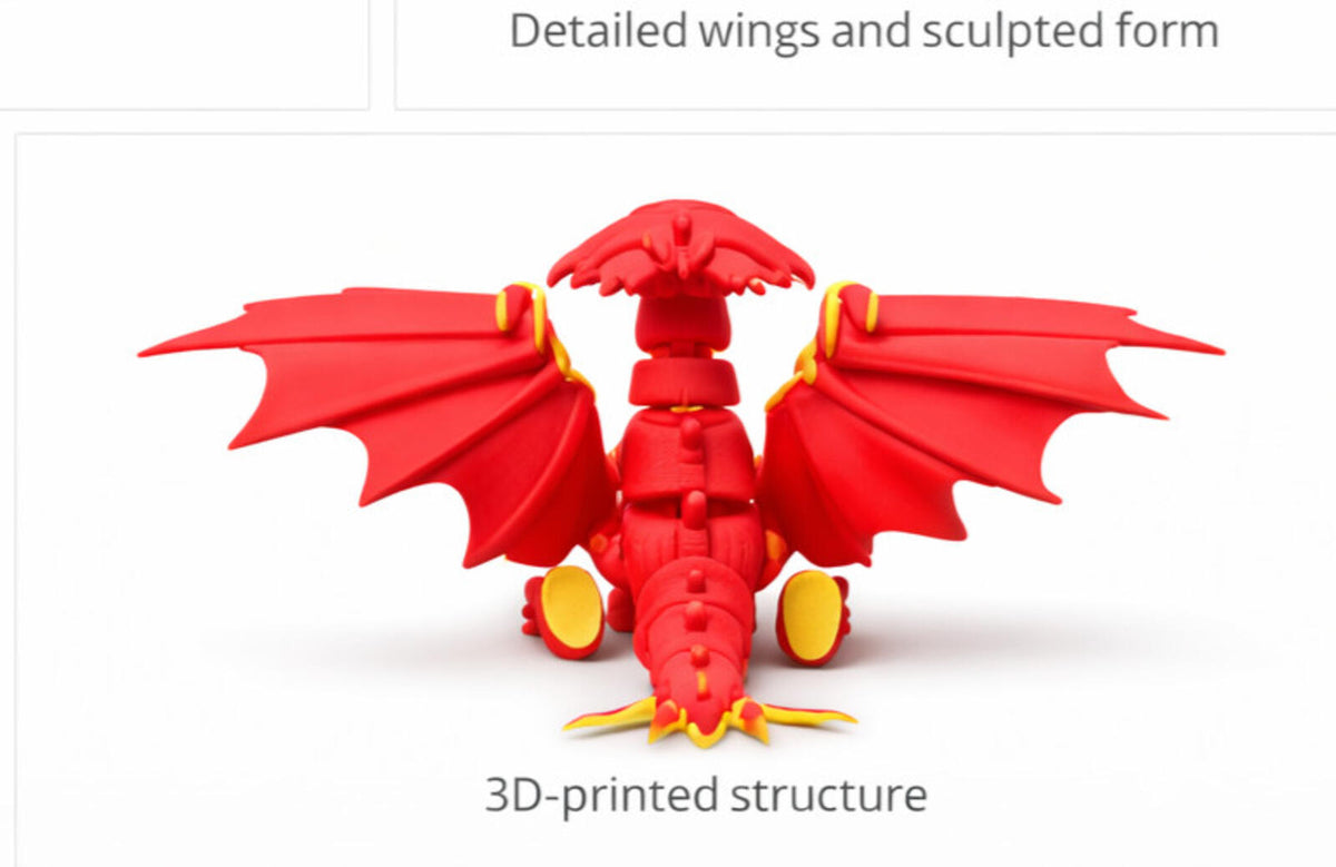 Swift Winged Dragon – 3D Printed Fantasy Figure