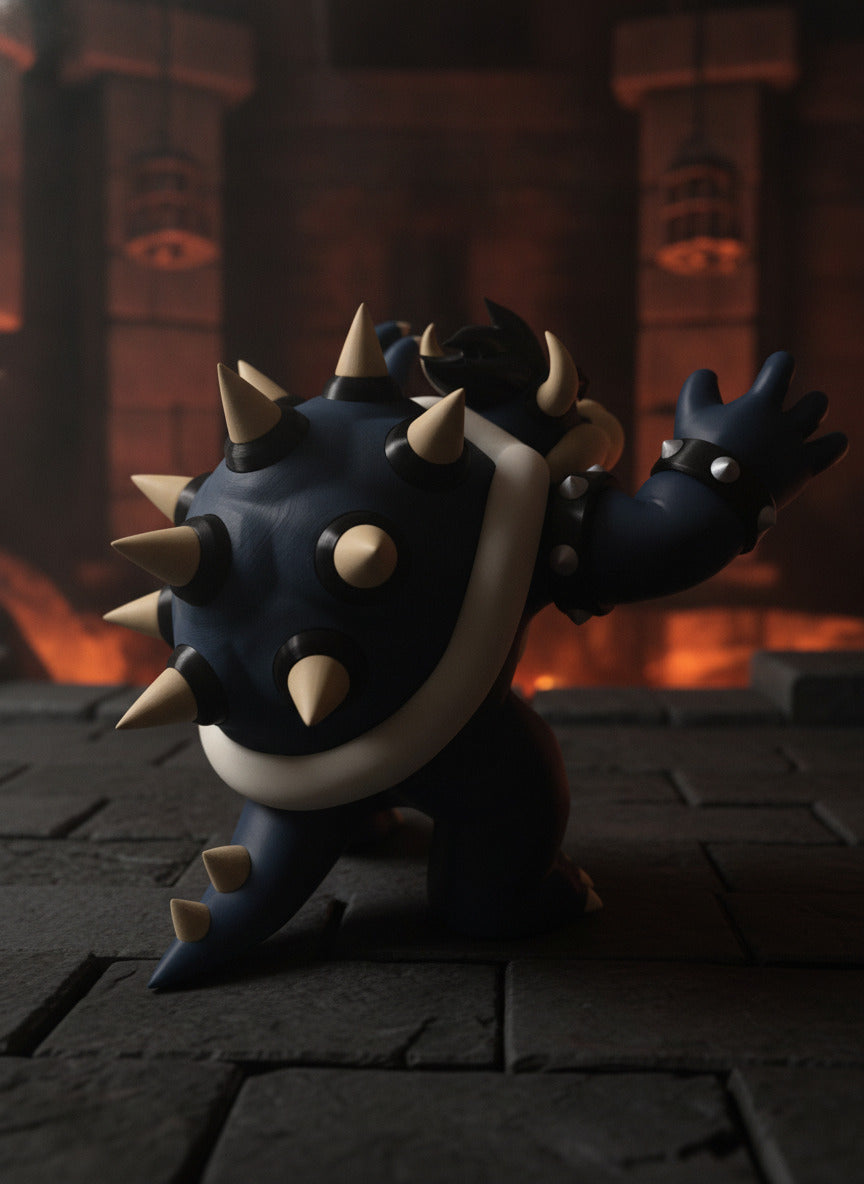 Dark Bowser | 10.25” Tall King of Chaos Figure