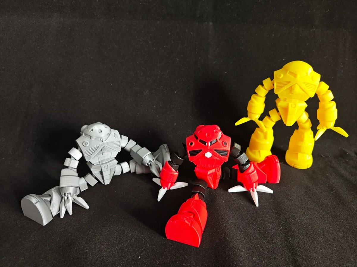 Mecha Crab Robot | 3D Printed | One-Piece | 23 Joints | Single Color