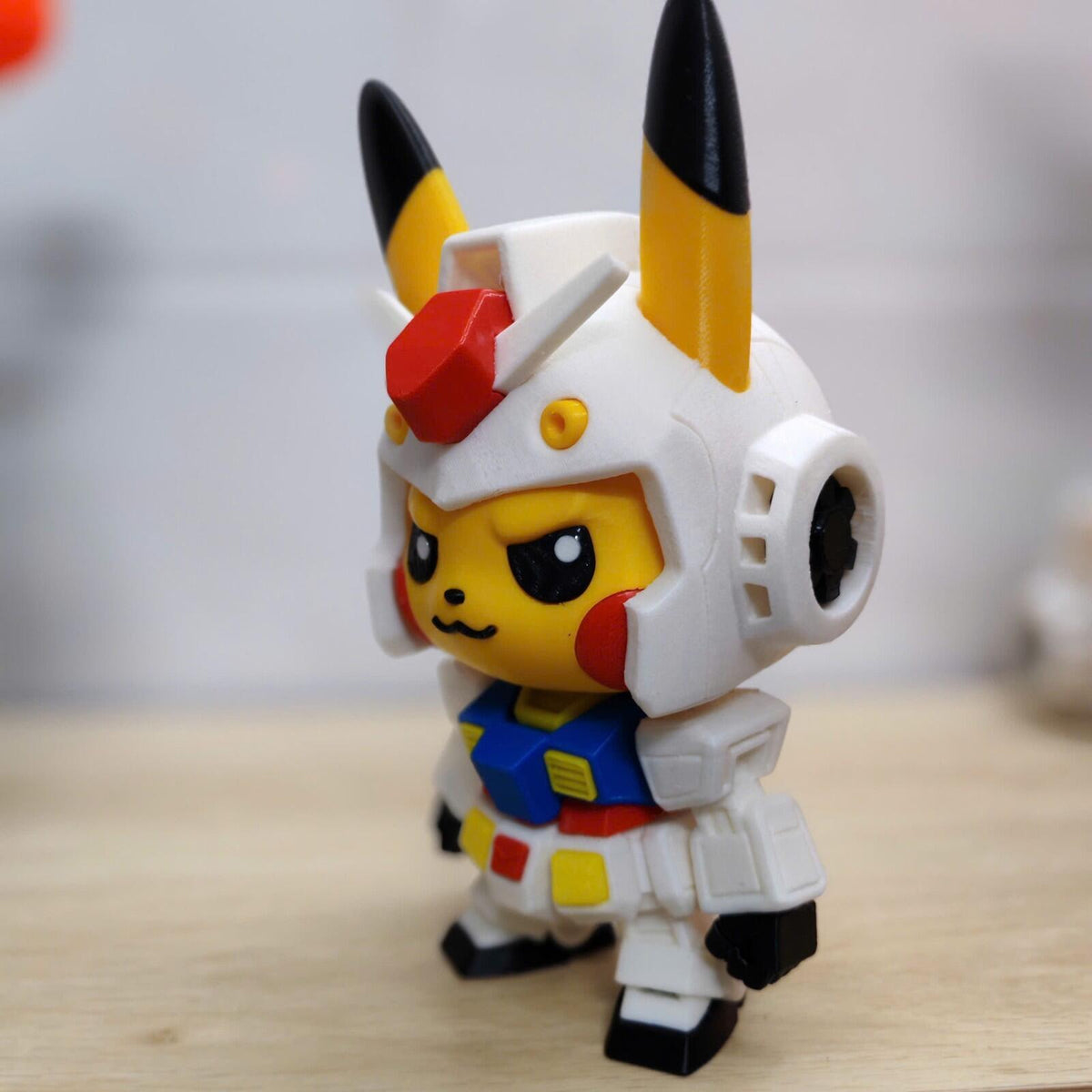 Pikachu Gundam RX-78 – Fan Art 3D Printed Collectible