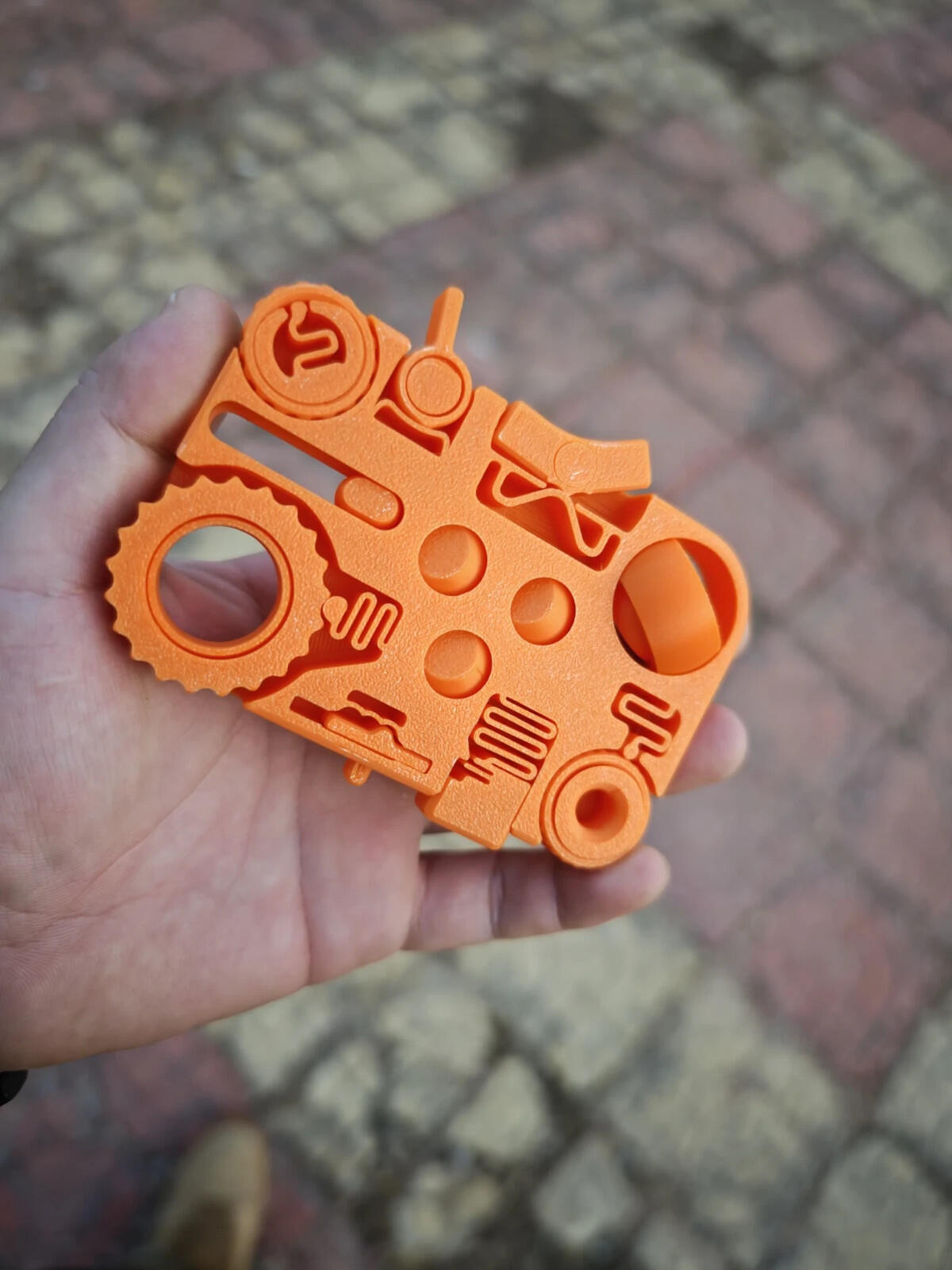 Stress Relief Desk Gadget, Fun Handheld Decompression Toy | 3D Printed