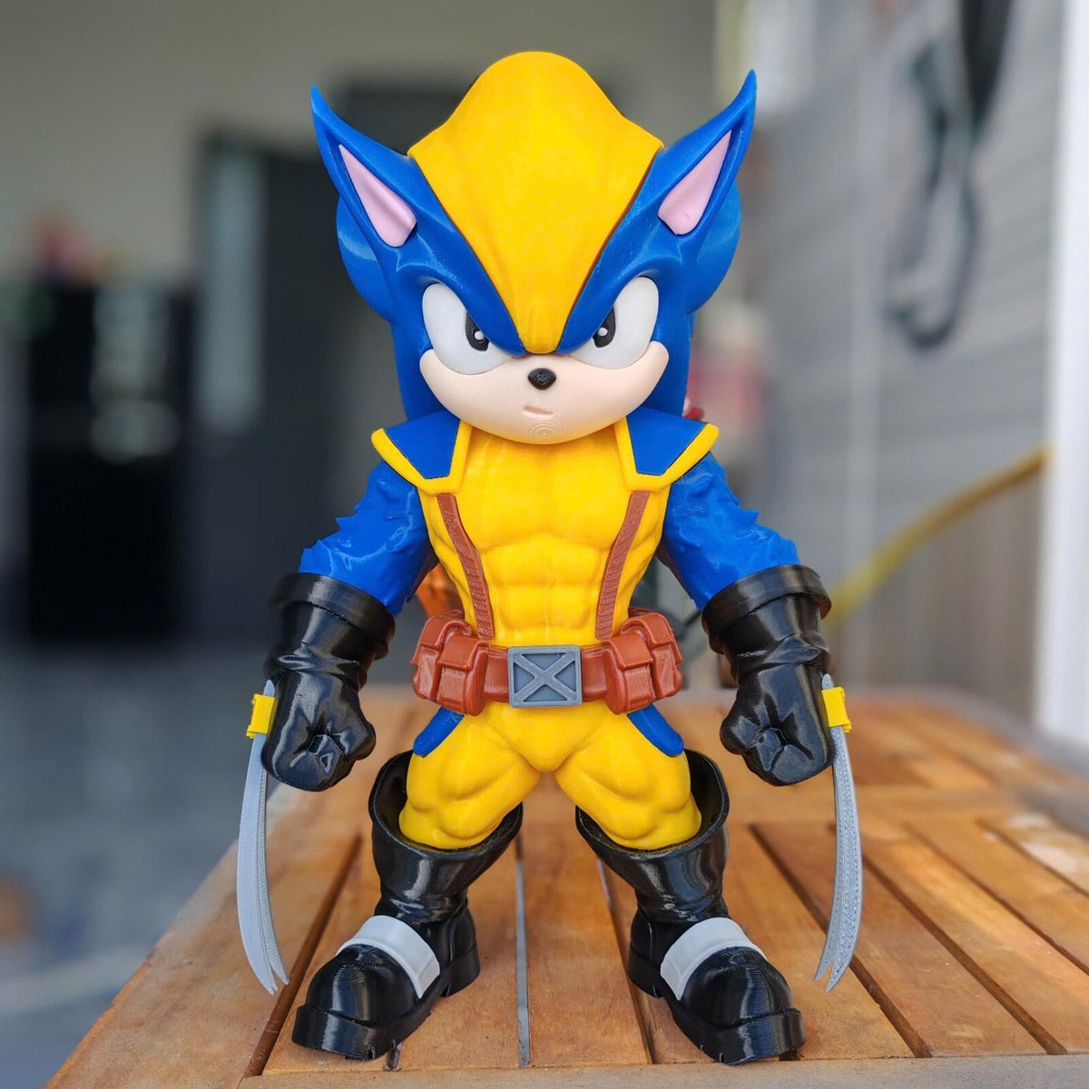 SONIVERINE – Sonic × Wolverine Fan Art 3D Printed Collectible