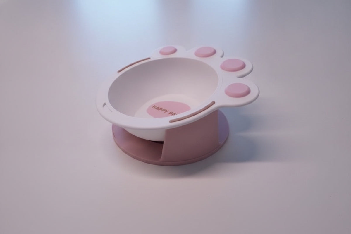 3D Printed Cat Paw Food Bowl – Cute Kitty Feeding Dish