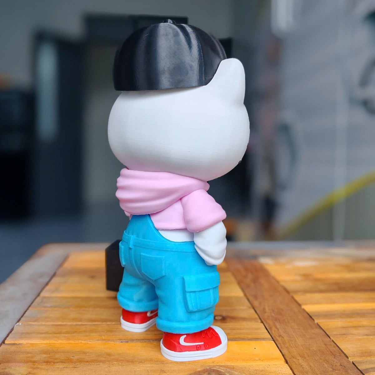 HELLO KITTY Urban Vibes – Fan Art 3D Printed Collectible