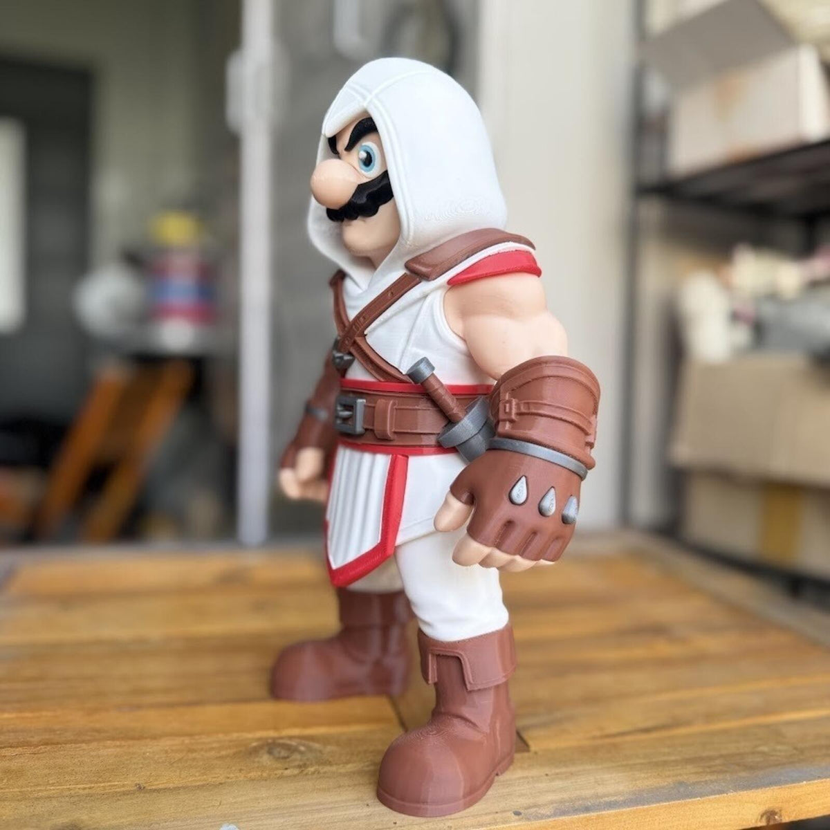 ๐ฎ๐ก๏ธ Mario X Assassin โ Chibi Crossover Fan Art Figure