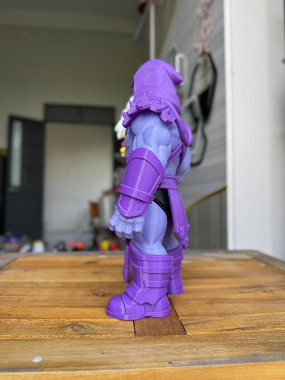 Skeletor Fan Art 3D Printed Statue