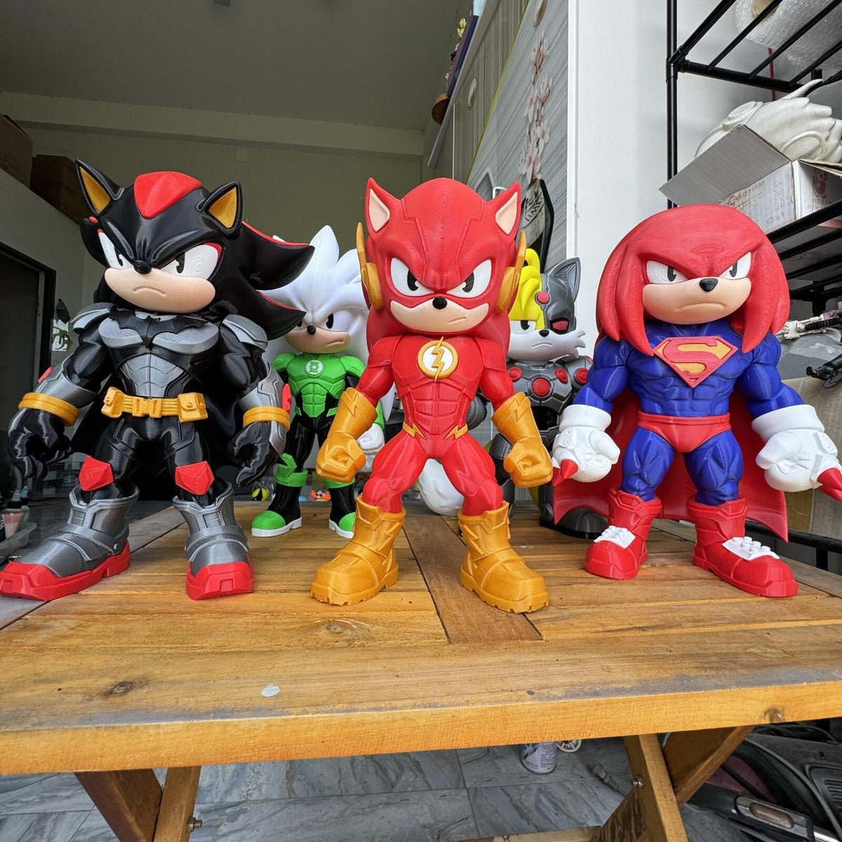 Emerald Speed Hero – Cosmic Energy Inspired 3D Printed Figure
