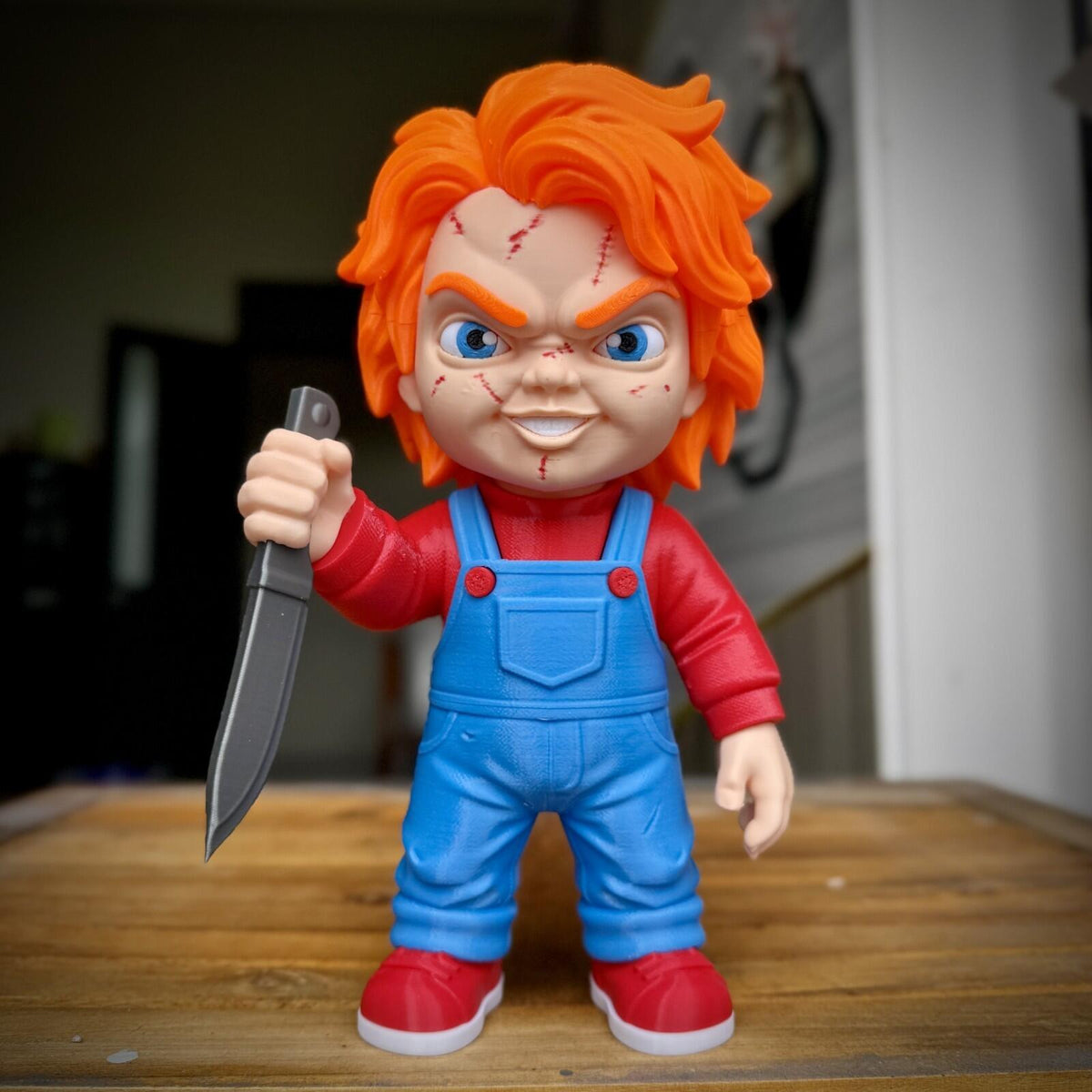 Chucky Fan Art 3D Printed Horror Statue