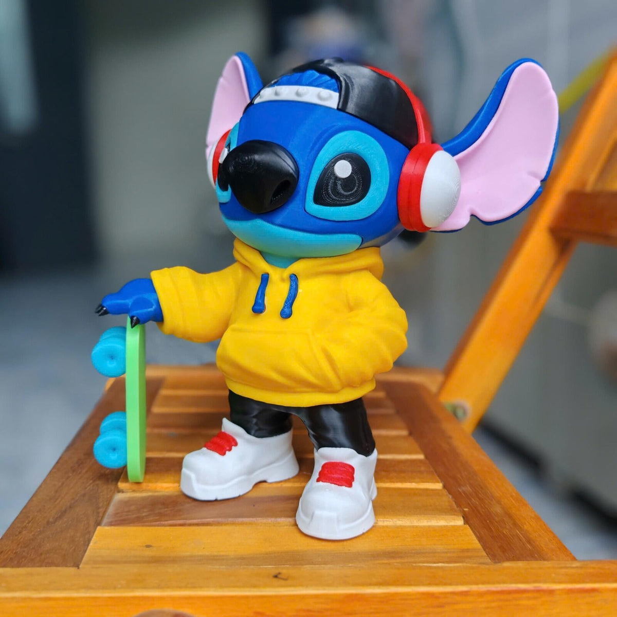 Stitch Urban Vibes – Fan Art 3D Printed Collectible