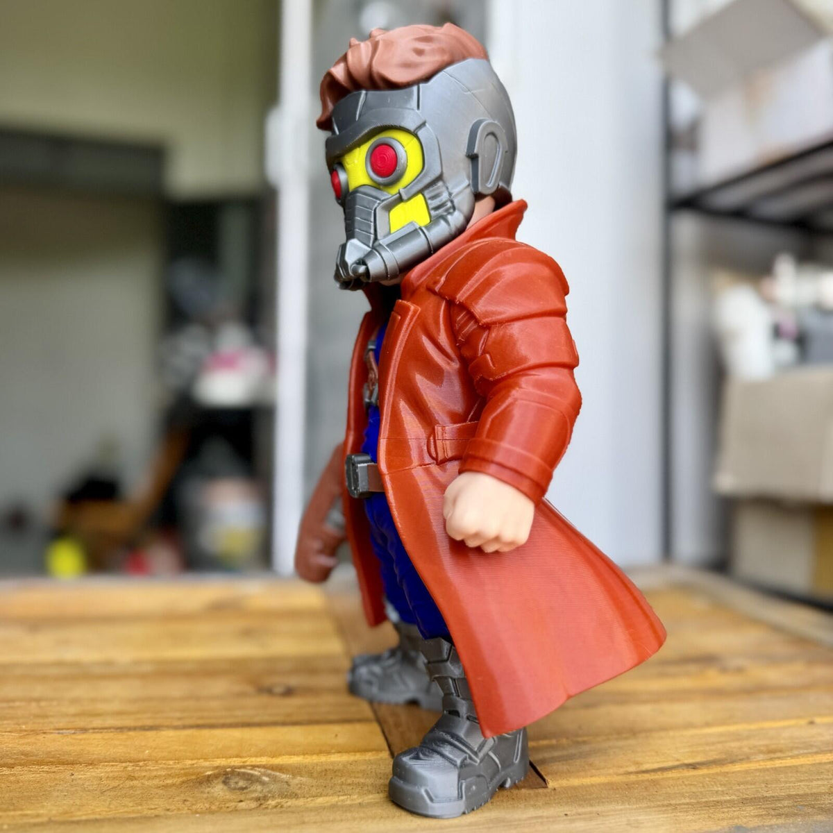 Galactic Outlaw – Chibi Sci-Fi Hero 3D Printed Figure