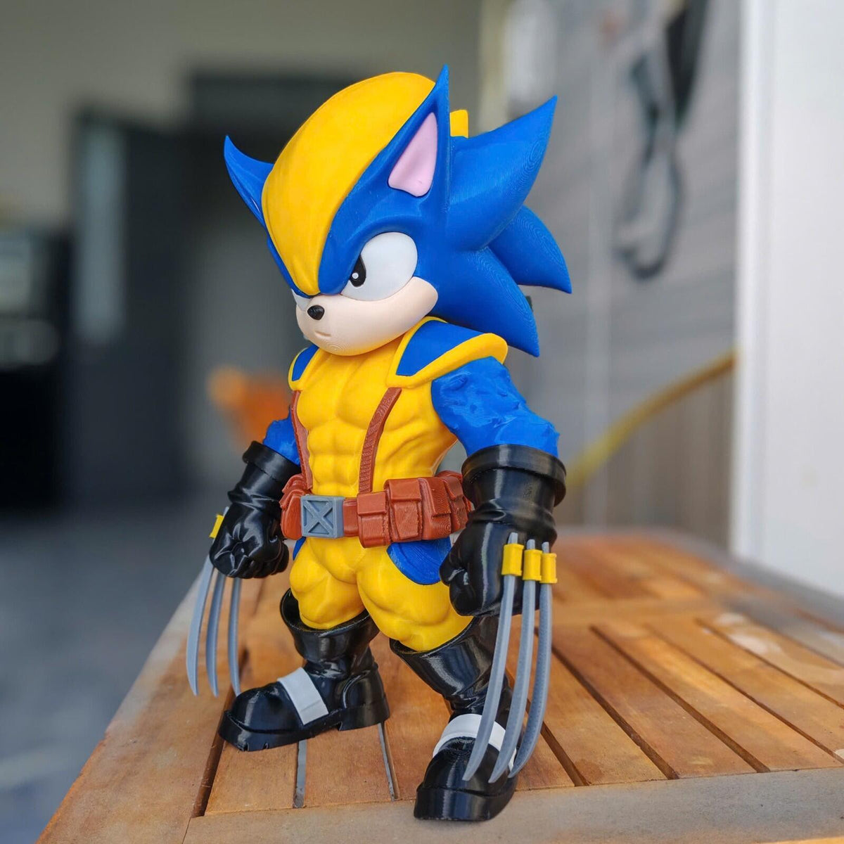 SONIVERINE – Sonic × Wolverine Fan Art 3D Printed Collectible