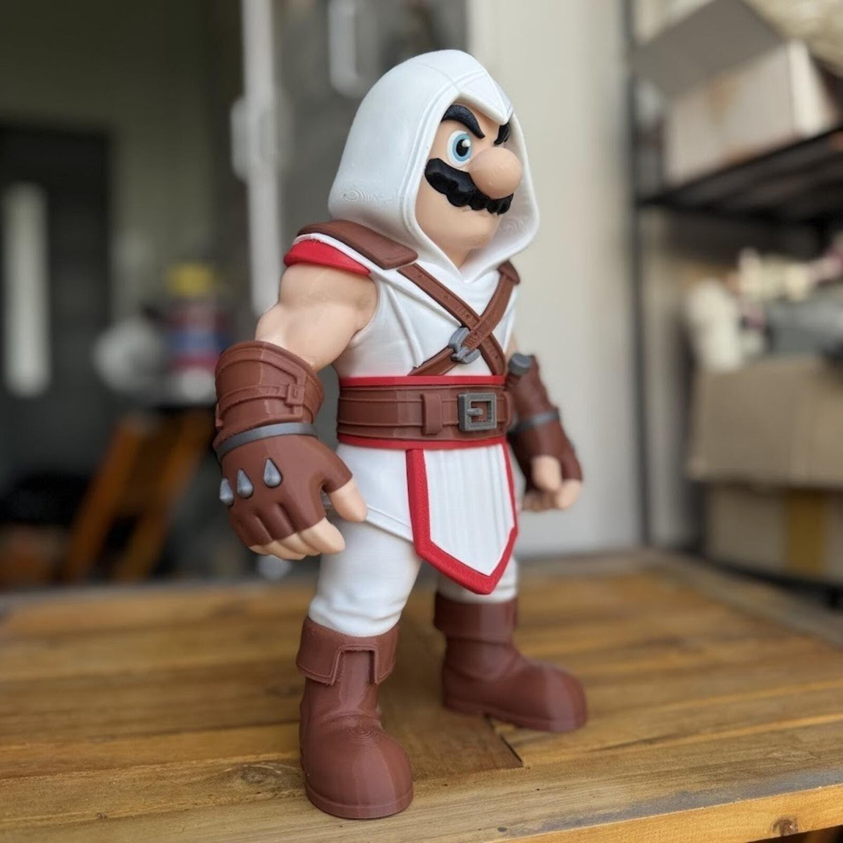 ๐ฎ๐ก๏ธ Mario X Assassin โ Chibi Crossover Fan Art Figure