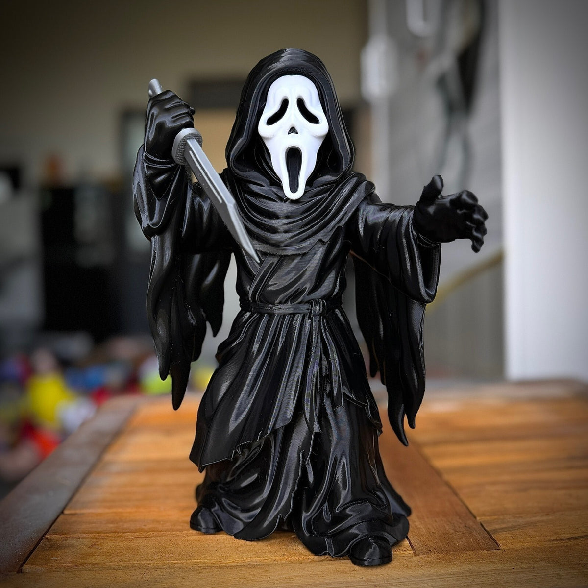 Ghostface Fan Art 3D Printed Horror Statue