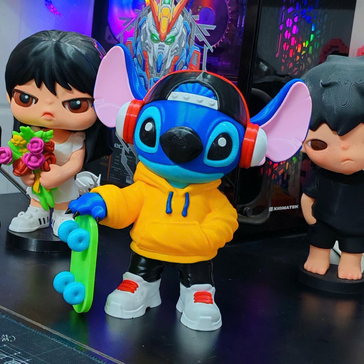 Stitch Urban Vibes – Fan Art 3D Printed Collectible