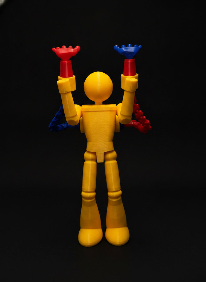 3D Printed Player Figure | Poppy Playtime-Inspired Poseable Collectible