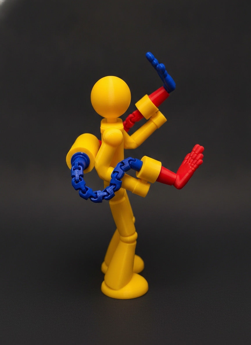 3D Printed Player Figure | Poppy Playtime-Inspired Poseable Collectible