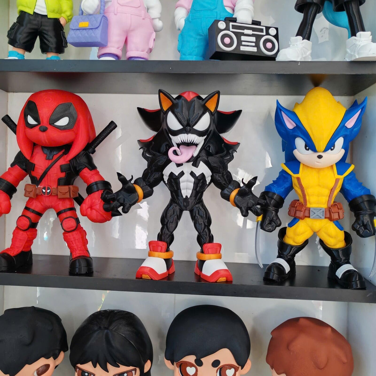 Knuckpool – Knuckles × Deadpool Fan Art 3D Printed Collectible