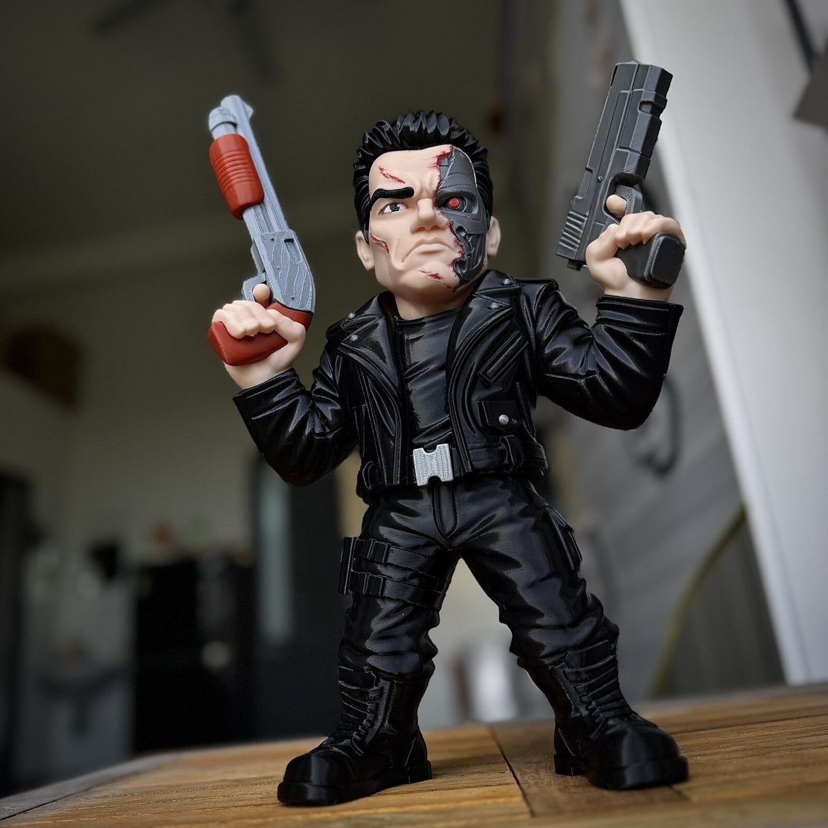 Terminator T-800 Fan Art 3D Printed Statue