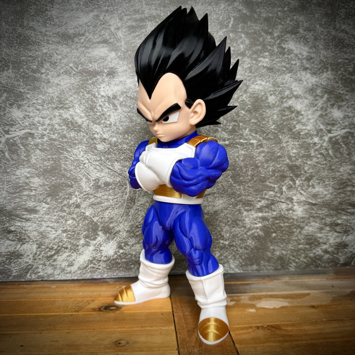 Vegeta Inspired Fan Art Figure | 32.5cm 3D Printed Statue