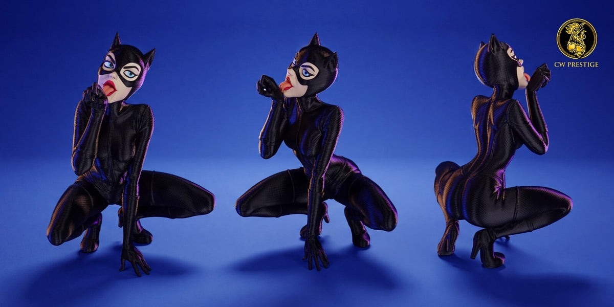 Catwoman – The Queen of Gotham Heists | 12.6 inches 3D Printed Fan Art Figure