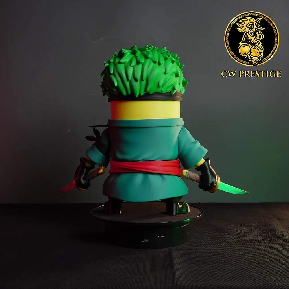 Minion Zoro Edition Fan Art Figure | 11.8-Inch 3D Printed Statue