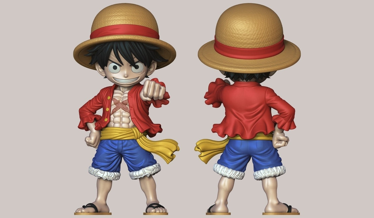 Luffy Inspired Fan Art Figure | 30cm 3D Printed Statue