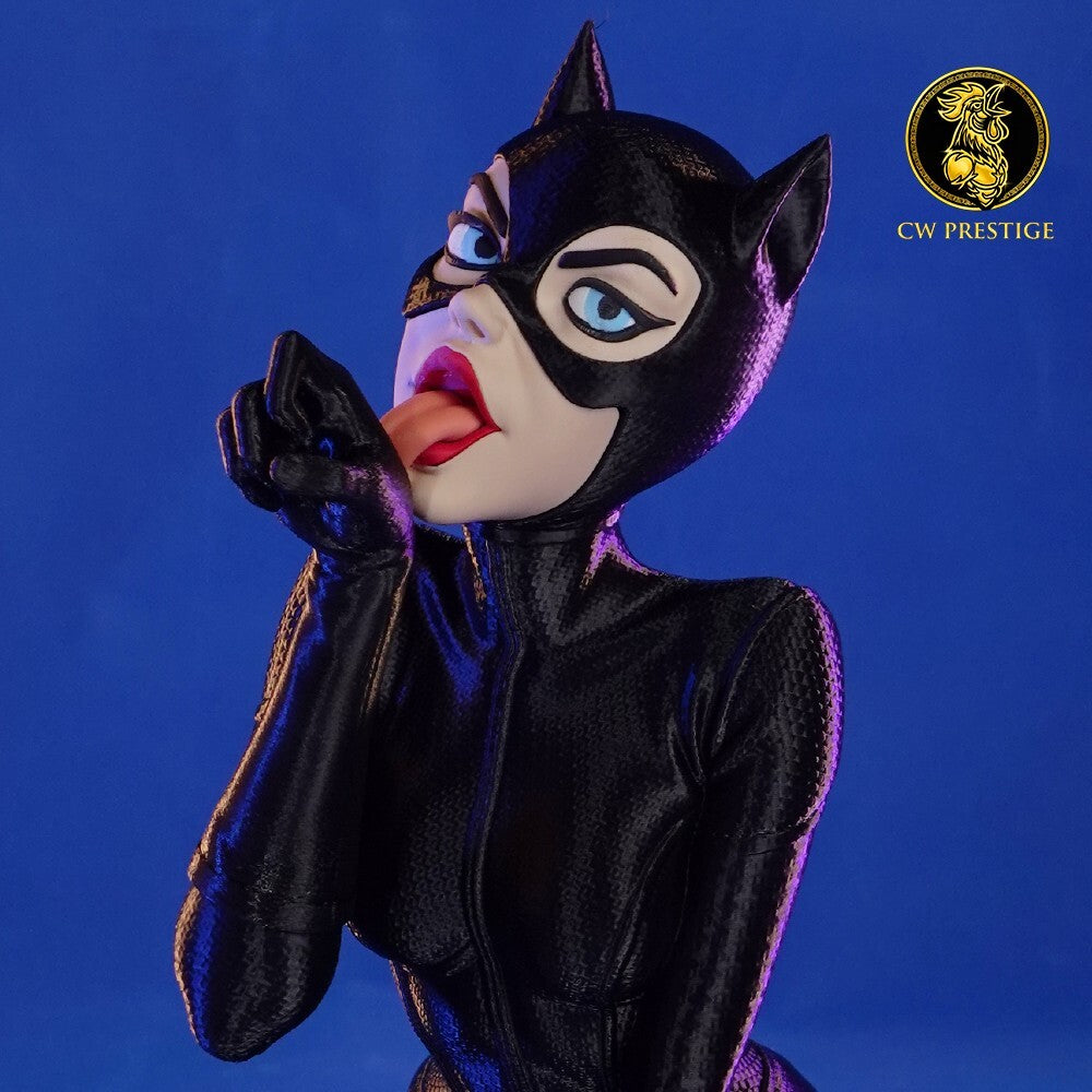 Catwoman – The Queen of Gotham Heists | 12.6 inches 3D Printed Fan Art Figure