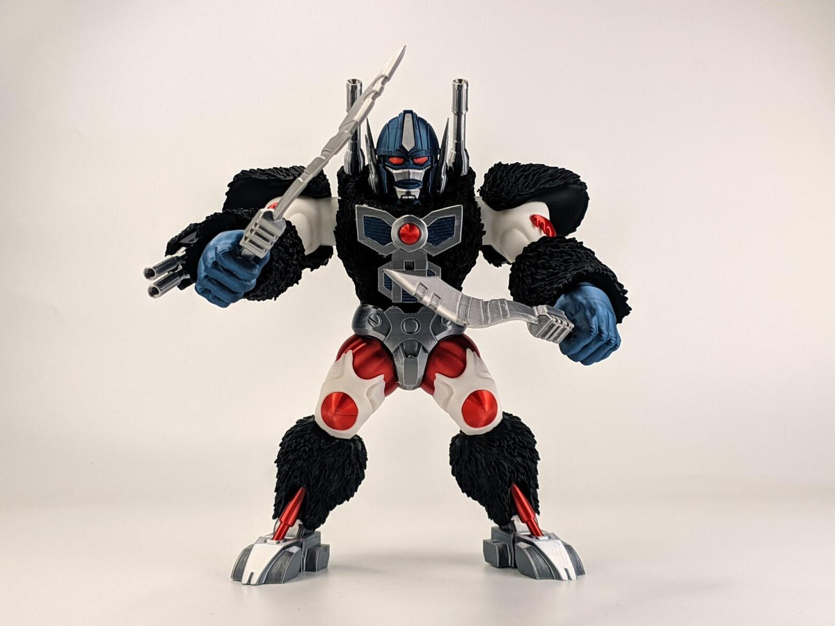 Chibi Mechanical T-Rex Warrior Figure – Anime-Inspired Robot Dinosaur | 3D Print