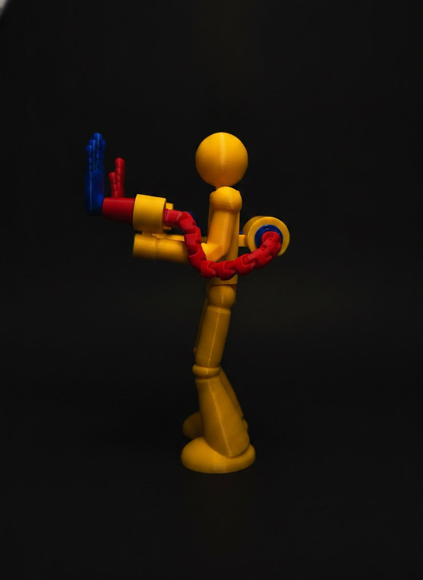 3D Printed Player Figure | Poppy Playtime-Inspired Poseable Collectible