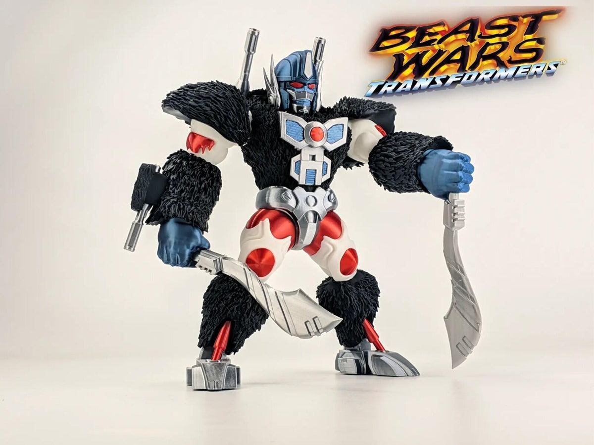 Chibi Mechanical T-Rex Warrior Figure – Anime-Inspired Robot Dinosaur | 3D Print