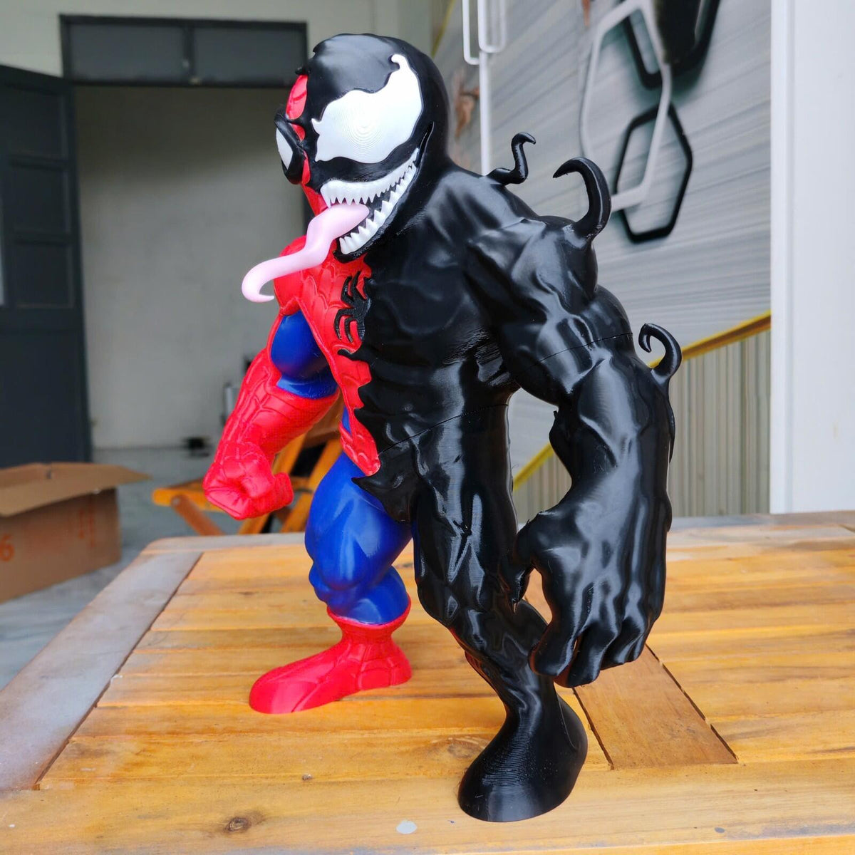 Venomized Spider-Man – Fan Art 3D Printed Collectible