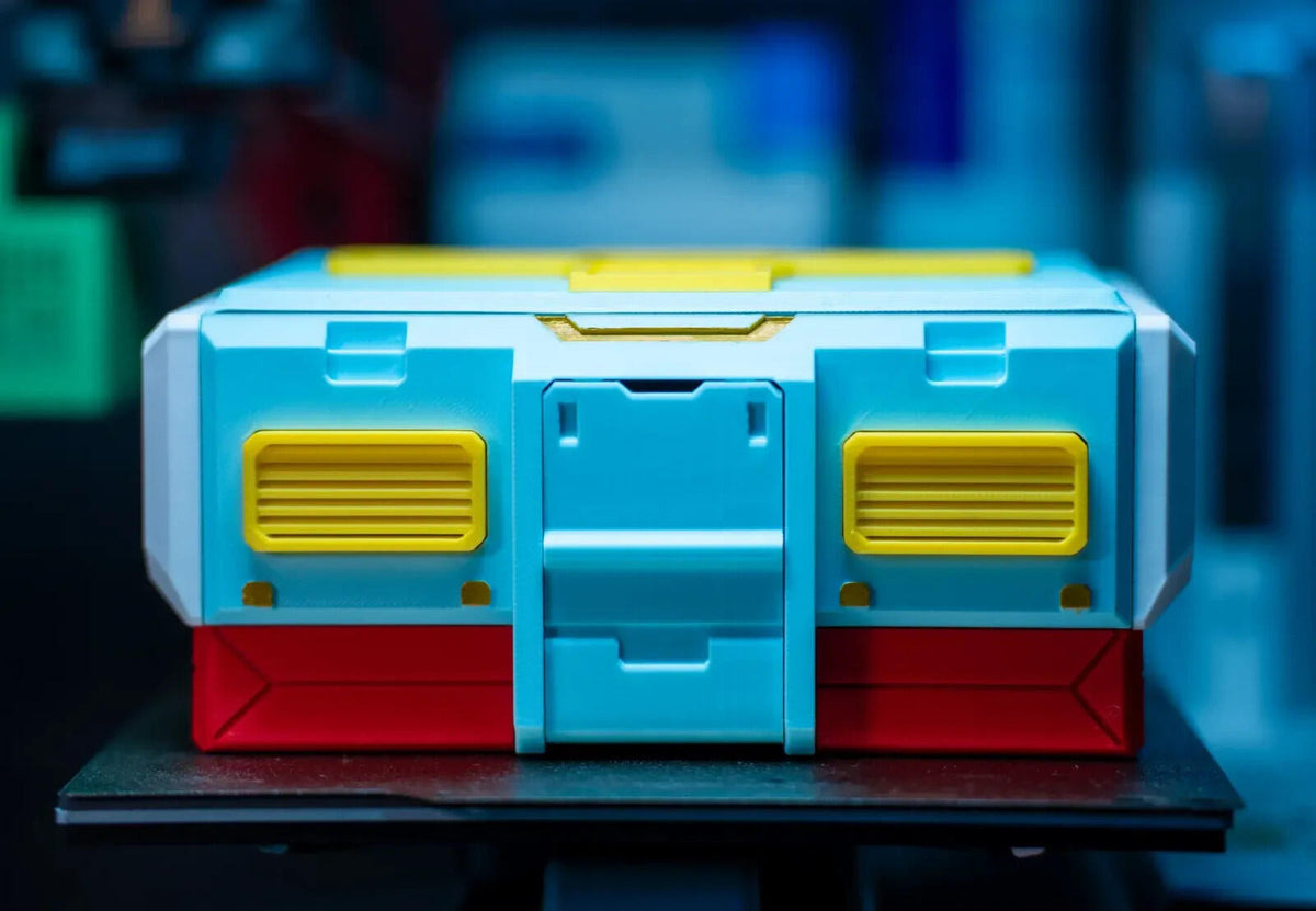 Gundam Style Tissue Box with Phone Holder