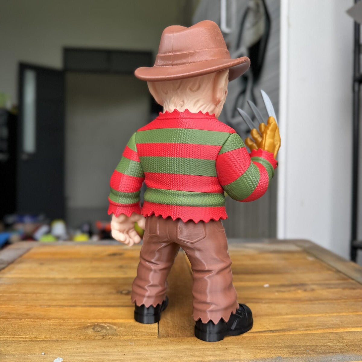 3D Printed Freddy Krueger Statue 9 inch Tall