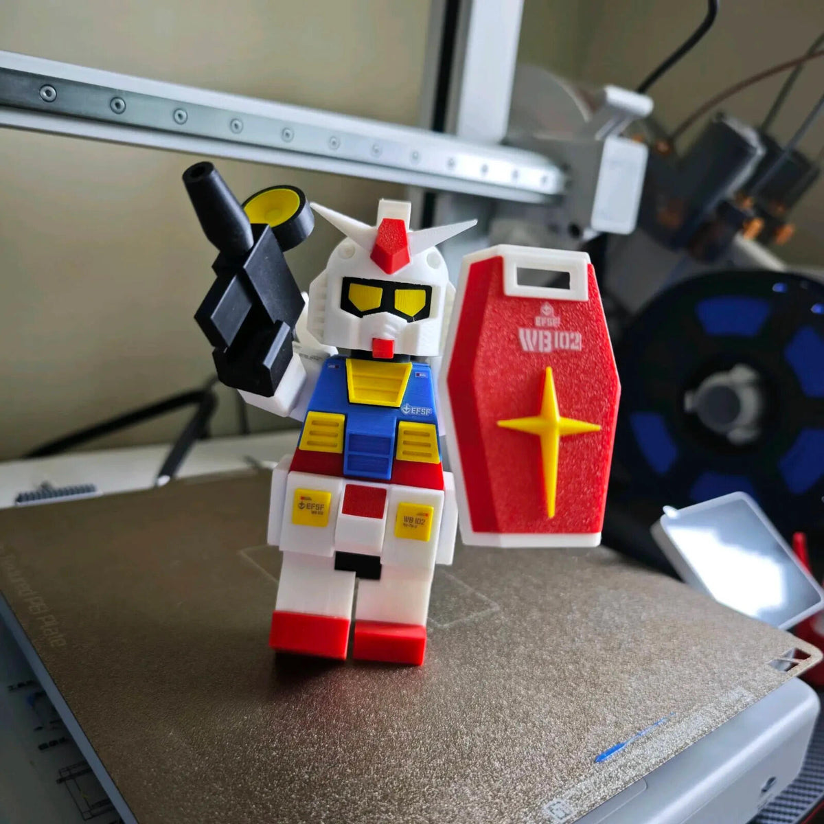Gundam Style Mecha Crab Figure|3D Printed| No Stickers