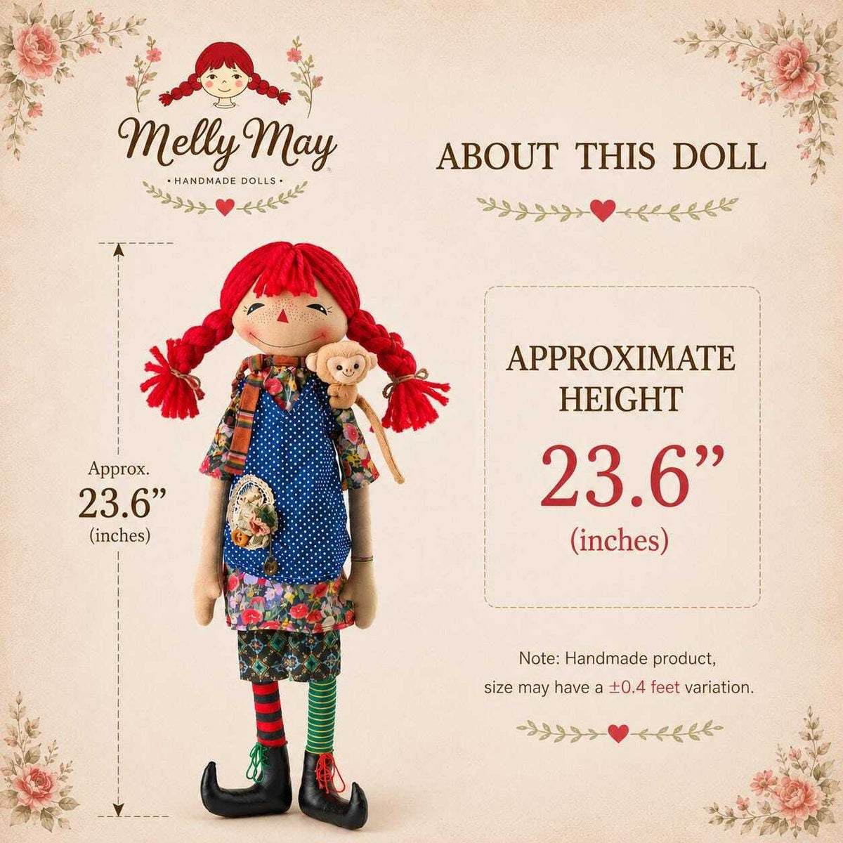Pipi Handmade Rag Doll