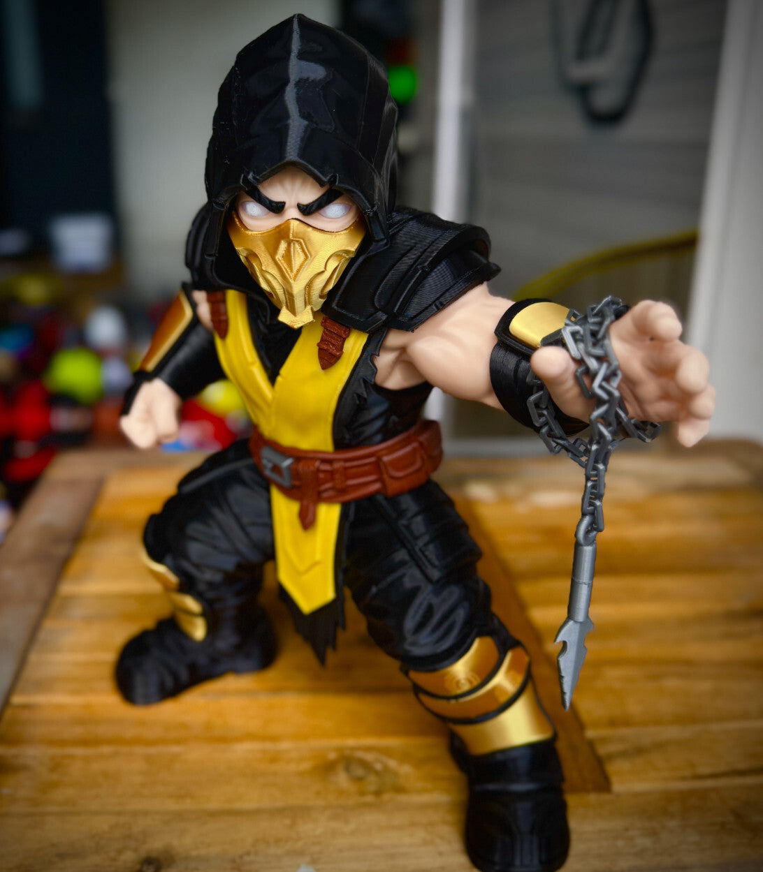 Mortal Kombat Collectible Statue Gamer Gift Display