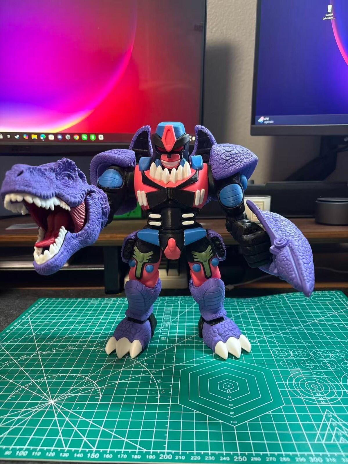 Beast Wars Megatron T-Rex 3D Printed Figure