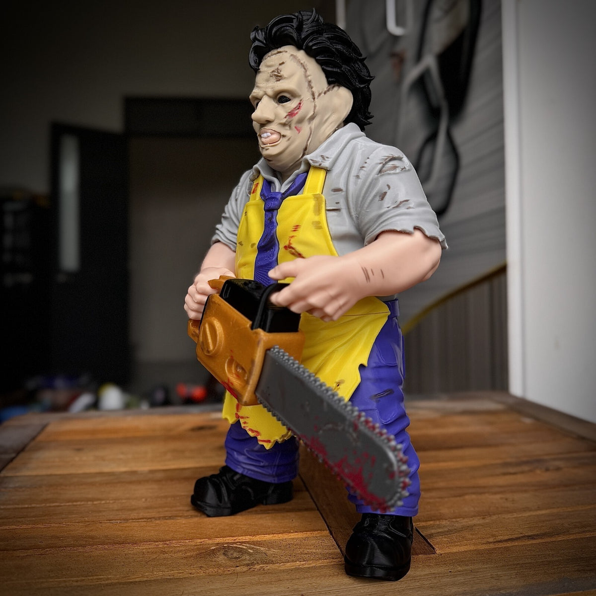 Leatherface Fan Art 3D Printed Horror Statue
