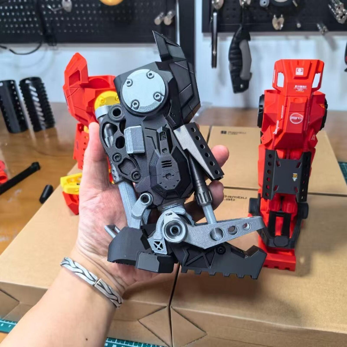 Mechanical Robot Leg Pen Holder | 3D Printed Desk Organizer | Mecha Style