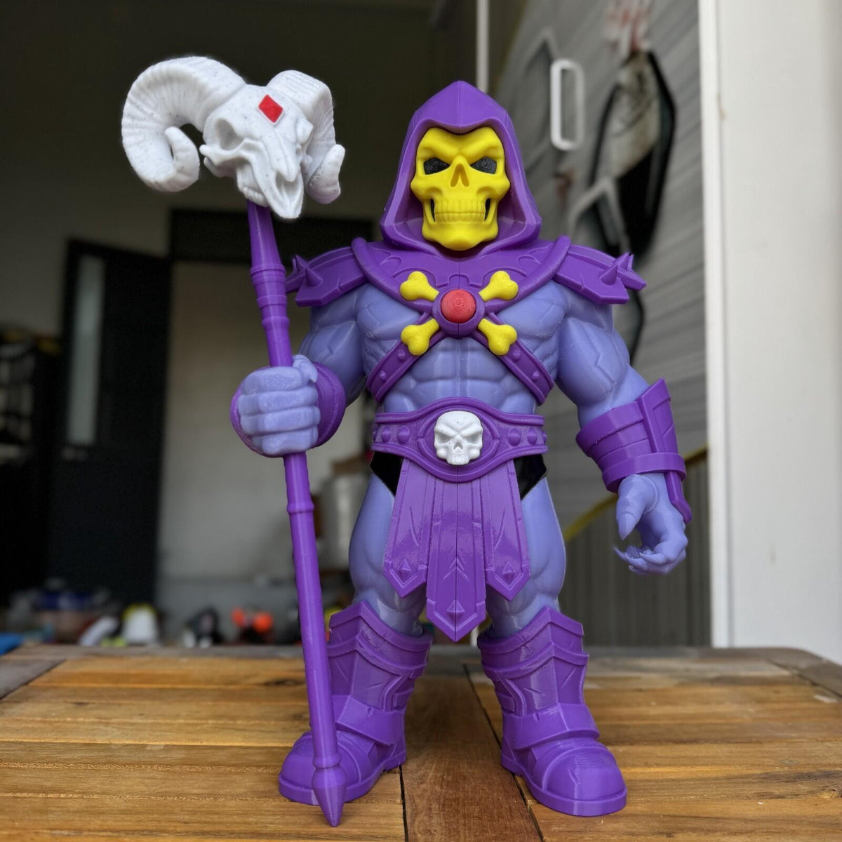 Skeletor Fan Art 3D Printed Statue