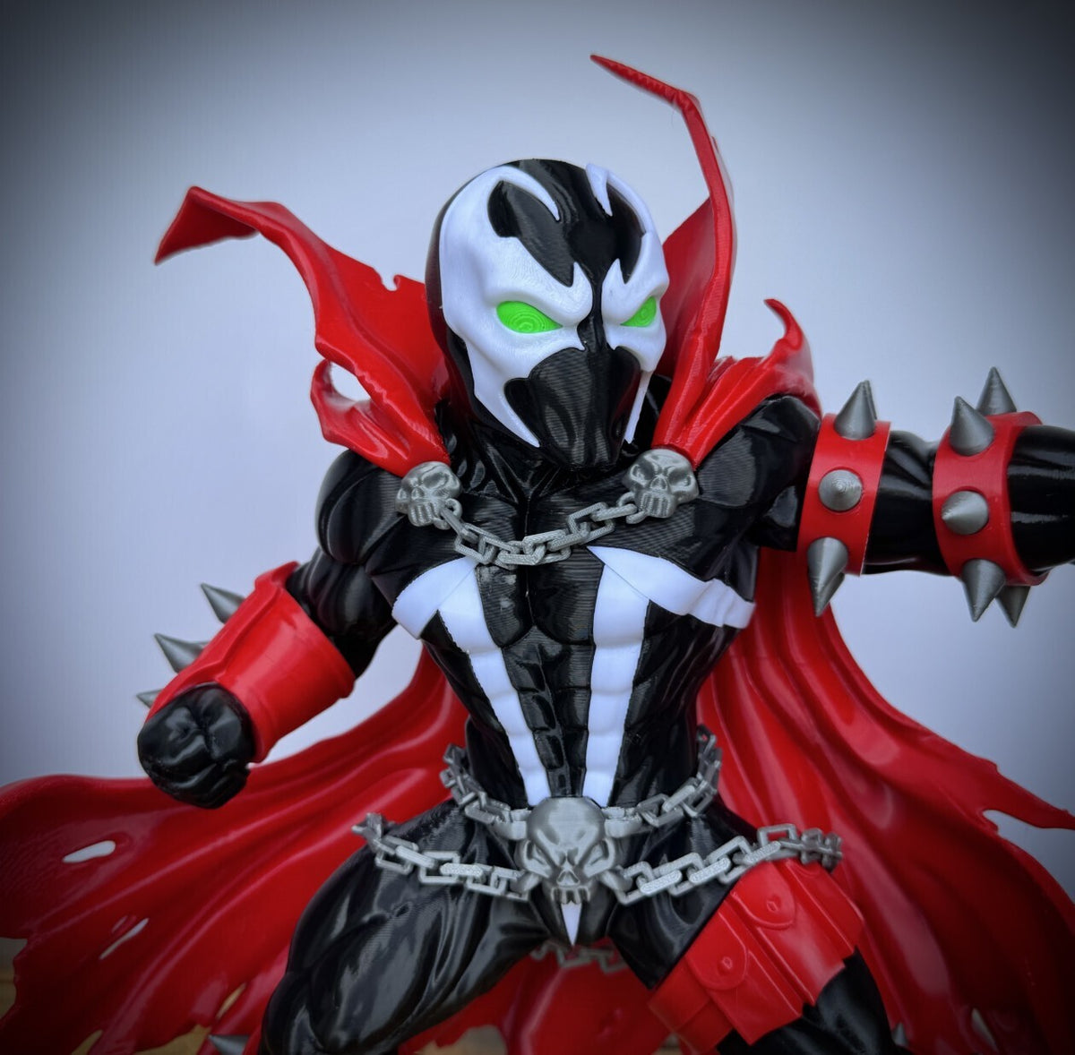 Spawn-Inspired Dark Anti-Hero Figure | Comic Fan Art Collectible
