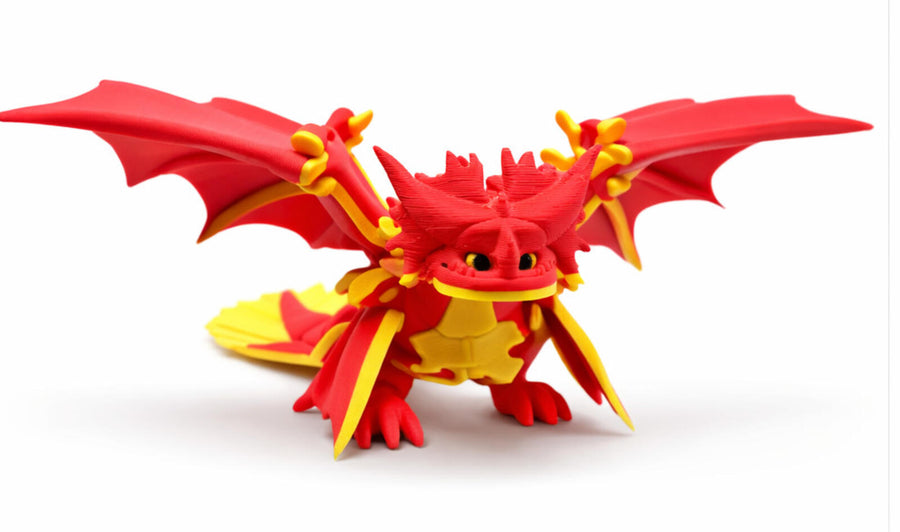 Swift Winged Dragon – 3D Printed Fantasy Figure