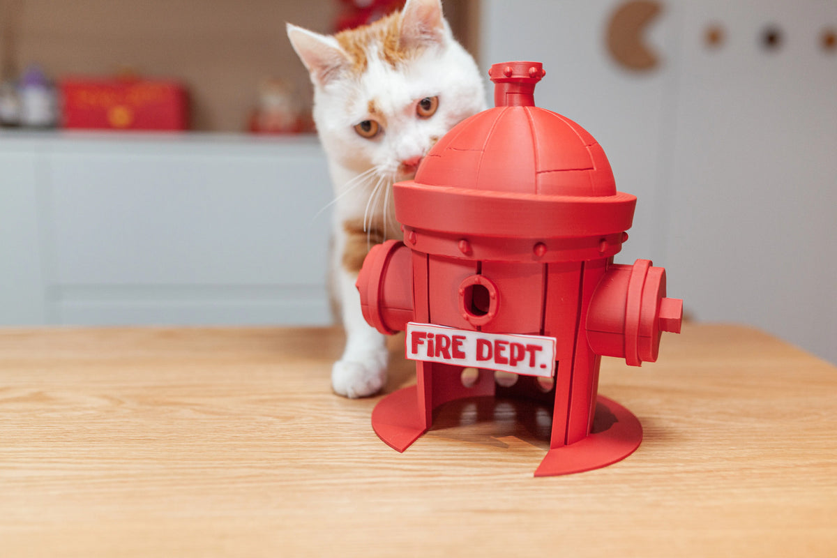 3D Printed SpongeBob Fire House – Aquarium Decor / Desktop Storage Ornament