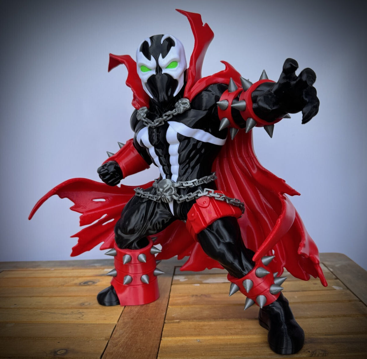 Spawn-Inspired Dark Anti-Hero Figure | Comic Fan Art Collectible