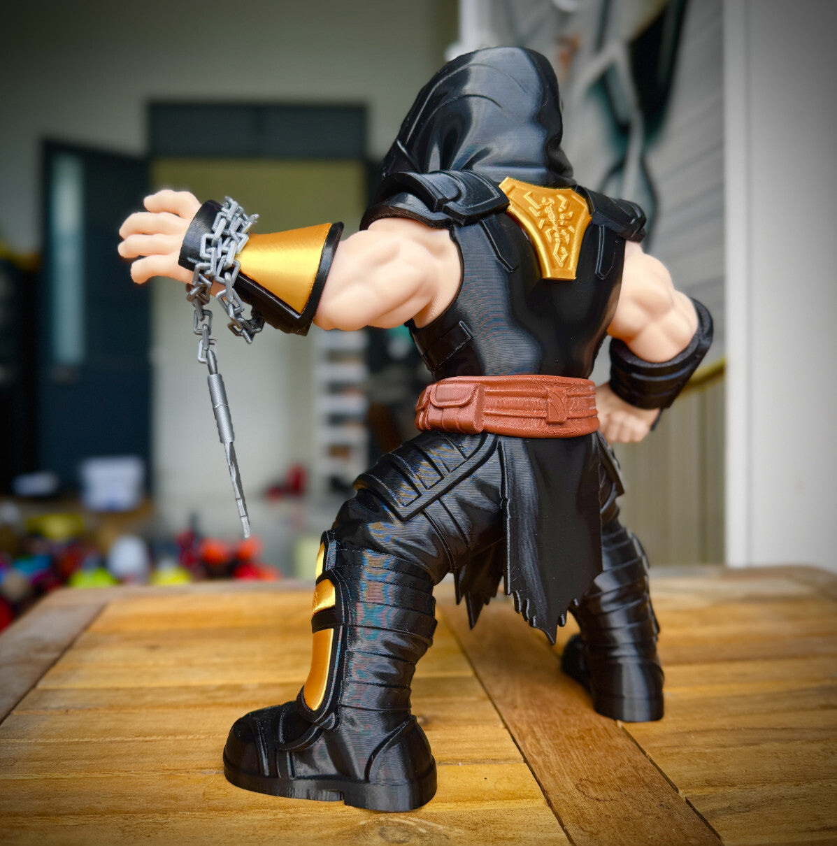 Mortal Kombat Collectible Statue Gamer Gift Display